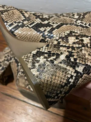 Snakeskin Ankle Booties thumbnail 3