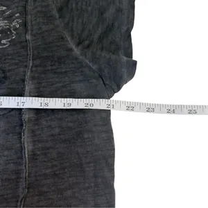 Harley Davidson Women's Size L Large Gray Grey Tee Slash Back Americana Moto thumbnail 7