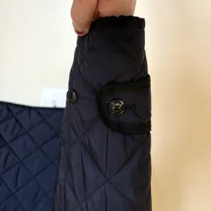 Ralph Lauren Sport Jacket Quilted Light Puffer Navy Coat Small Accent Cuffs Logo thumbnail 6