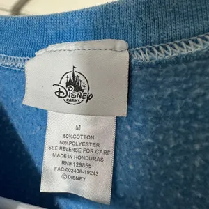 Walt Disney Parks Mickey Mouse Crewneck Sweatshirt Womens M Blue Acid Wash Retro thumbnail 2