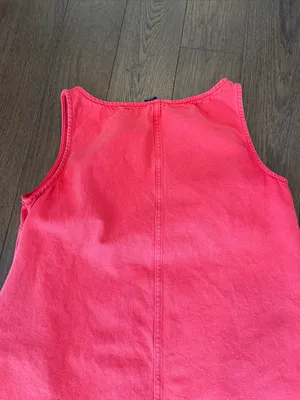Gap UltraSoft Denim Mini Dress Size Large C71-017 thumbnail 10