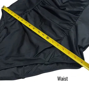 NEW J. Crew Black Ruched Square Neck One Piece‎ Swimsuit Resort Beach Size 22 thumbnail 11