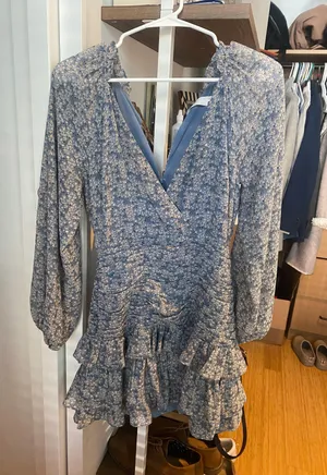 ASTR Blue Dress thumbnail 2