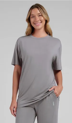 Comfrt Cloud Lounge Steele Tshirt Size Large Gray thumbnail 1