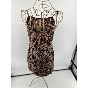 Aritzia Wilfred Isabelle Leopard Print Mini Slip Dress Size 2 thumbnail 9