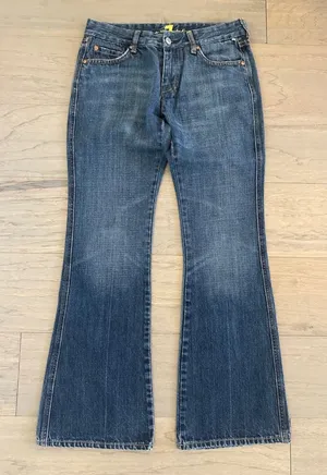 7 For All Mankind Flare Jeans Women Size 29 Blue thumbnail 1