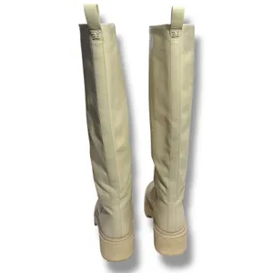 Sam Edelman Larina Cream Leather Tall Boots Platform Lug Sole Womens 6.5 thumbnail 4