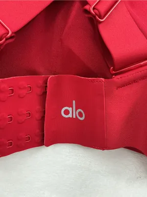 ALO Yoga Red Wireless Seamless Bra thumbnail 6