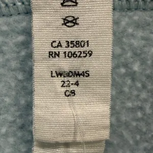 Lululemon Scuba Oversized Half-Zip Hoodie Womens XS-S Powder Blue Fleece Casual thumbnail 14
