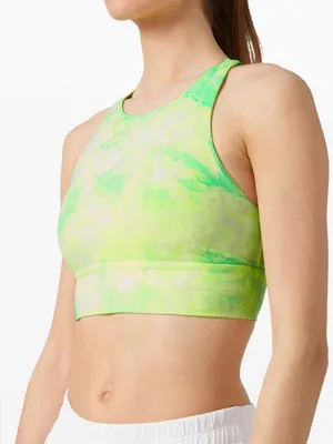 Lululemon Energy Bra High Neck Long Line Shibori *Medium Support B-D thumbnail 1