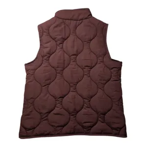 NWT Natural Reflections Quilted Puffer Vest Womens Small Brown Hiking Outdoors thumbnail 7