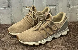 Sorel kinetic lace casual sneakers in tan thumbnail 3
