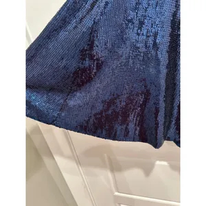 NBD Starry Nights Sequin Mini‎ Dress Navy Blue Small V Neck Clubwear Party thumbnail 8