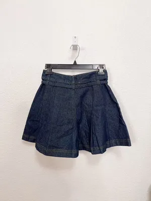 En Saison Nicola Denim Pleated Summer Shorts $88 Size Small thumbnail 6