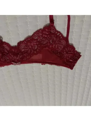 Victoria’s Secret Red Lace & Mesh Garter Belt Lingerie Sz XS Extra Small thumbnail 10