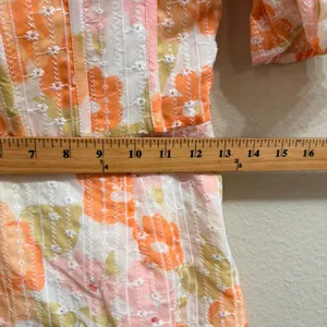 Sabo Skirt Genevive Corset Floral Mini Dress Size Small Offshoulder Ruffle Coquete thumbnail 13