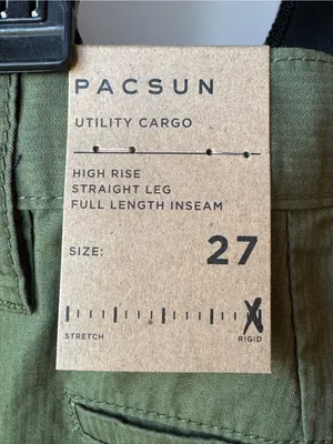 Pacsun Women's Utility Cargo Pants in Olive Green 27 NWT thumbnail 4