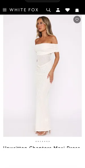 White Fox Boutique White Dress thumbnail 3