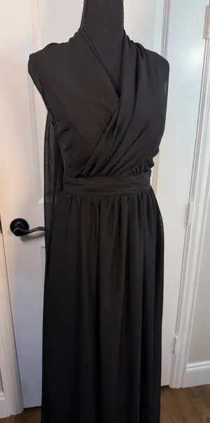 Birdy Grey Grace Convertible Bridesmaid Dress in Black thumbnail 10