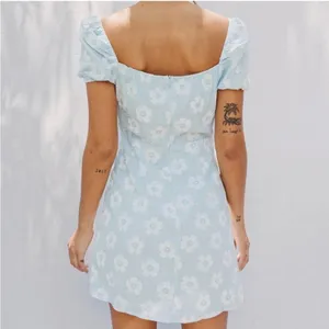 Princess Polly Shelly Mini Dress in Blue Size 6 thumbnail 5