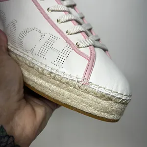 Coach Pink and White Leather Sneakers Never Wore (see photos) thumbnail 4