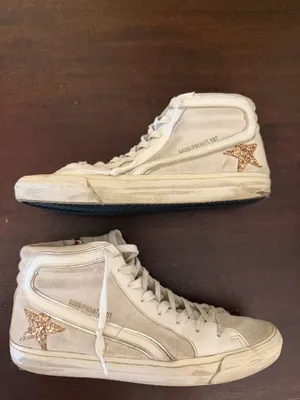Golden Goose Suede Glitter Accents Sneakers thumbnail 2