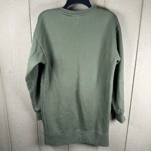 Cozy Earth Tunic Crewneck Sweatshirt Womens Small Olive Green Modal CEW0168 thumbnail 4