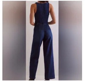 Free People Denim Jumpsuit thumbnail 3
