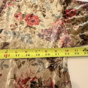 Easel Boho Fairy Velvet Tiered Floral Kimono Jacket Size S Cottage Whimsigoth thumbnail 8