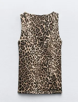 ZARA Leopard Tank thumbnail 1