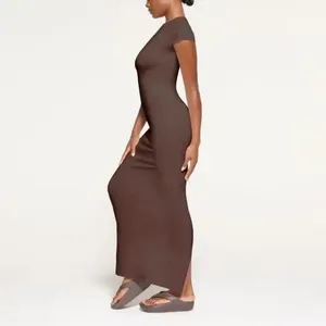 NWOT Skims New Vintage T-Shirt Maxi Dress in Cocoa thumbnail 2