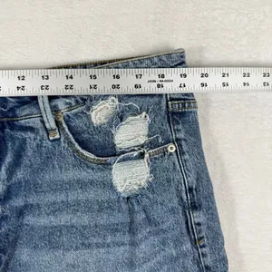 Good‎ American High Rise Distressed Denim Cut Off Shorts Blue Size 20 GB002T thumbnail 3