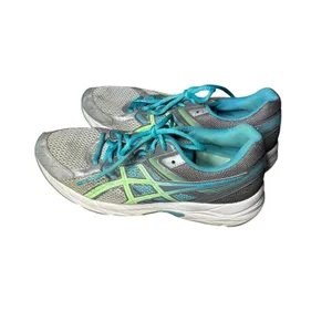 ASICS Gel-Contend 3 Womens Shoes Size 10 D Gray Aqua Blue Running Walking thumbnail 7