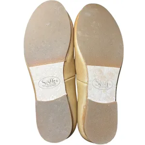 Sofft Tan Leather Ballet Flats Elastic Topline Minimalist Comfort Size 7.5 thumbnail 8