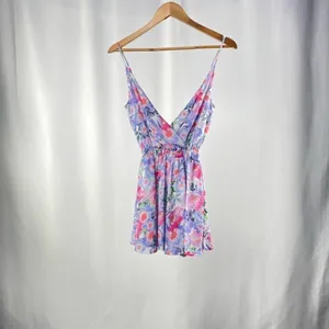 Show‎ Me Your Mumu Olympia Floral Romper in Poppy Daze Size Extra Small thumbnail 3