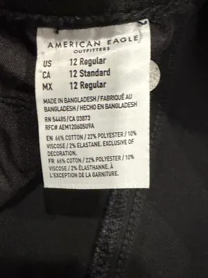 American Eagle Womens Next Level Stretch Curvy Hi-Rise Black Mini Skirt SIze 12 thumbnail 6