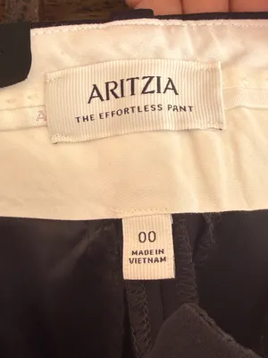 Aritzia Black Cropped length, High Rise, Wide Leg Pants Size 00 thumbnail 5
