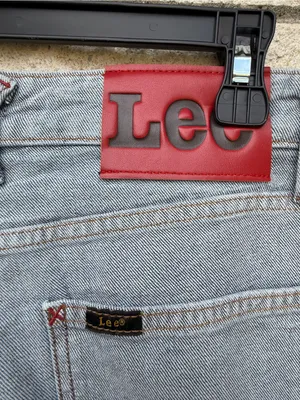 Lee Two-Tone High-Rise Flare Jeans — Light Blue & Dark Blue thumbnail 12