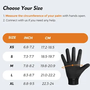 A Pair Of Touchscreen Gloves Black thumbnail 2