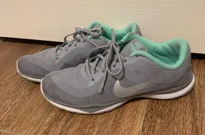 Nike Flex TR 6 Gray/Mint Sneakers Sz 9 thumbnail 1