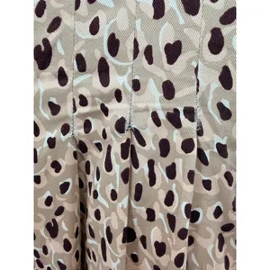 Anthropologie Isobel Pleated Wide Leg Leopard‎ Print Trouser Pant Elastic XL thumbnail 2