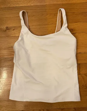 Old Navy Active White Tank Top Size Small thumbnail 1
