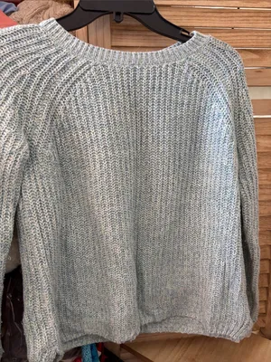 Faded Glory Marled Crewneck Sweater Medium thumbnail 1