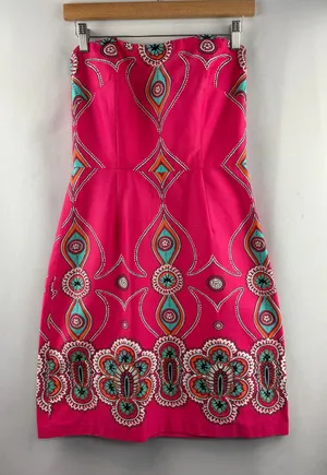 Women’s Laundry by Design Size 8 Hot Pink Sleeveless Dress thumbnail 1