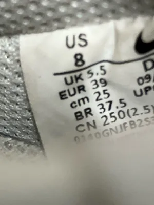 White leather Nike Air Force 1s thumbnail 6