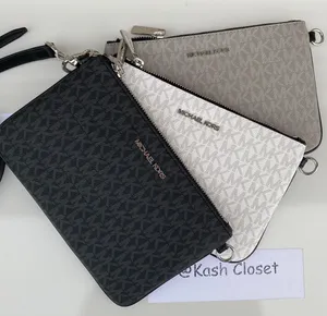 MK Medium Triple Pouch Crossbody - Black Multi thumbnail 1