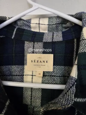 Sezane Eurielle Flannel Shirt thumbnail 4