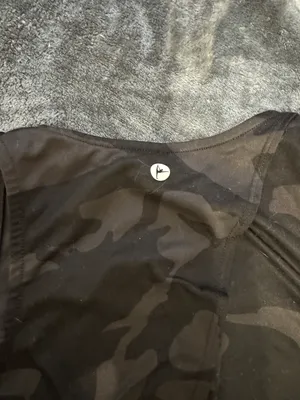 Fabletics Black Camo Top thumbnail 3
