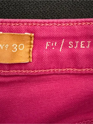 Pilcro Anthropologie Hot Pink Denim Jean Shorts thumbnail 6
