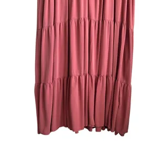 Wonderly‎ Women Cottagecore Boho Tiered Midi Dress PL Rose Puff Sleeve Prairie thumbnail 6